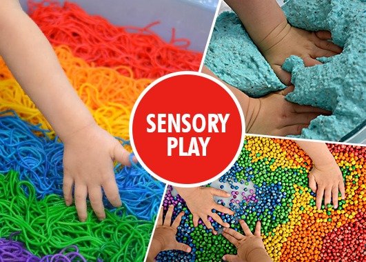 Multisensory tactile play activities for child development